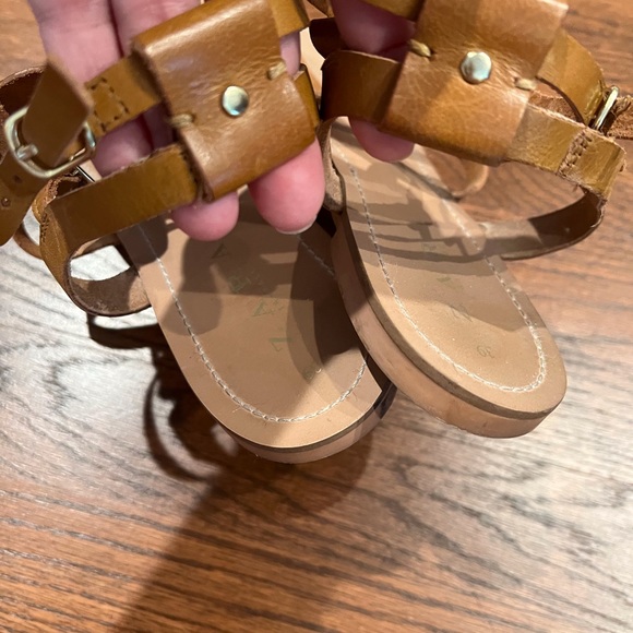 Zara tan brown gladiator sandals - Picture 5 of 13